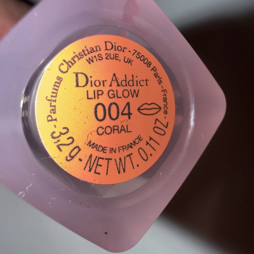 Dior Addict Lip Glow Balm 3.2g - Color Reviver - 004 Coral - New‎ No Box